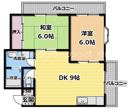 ハイム21の物件間取画像